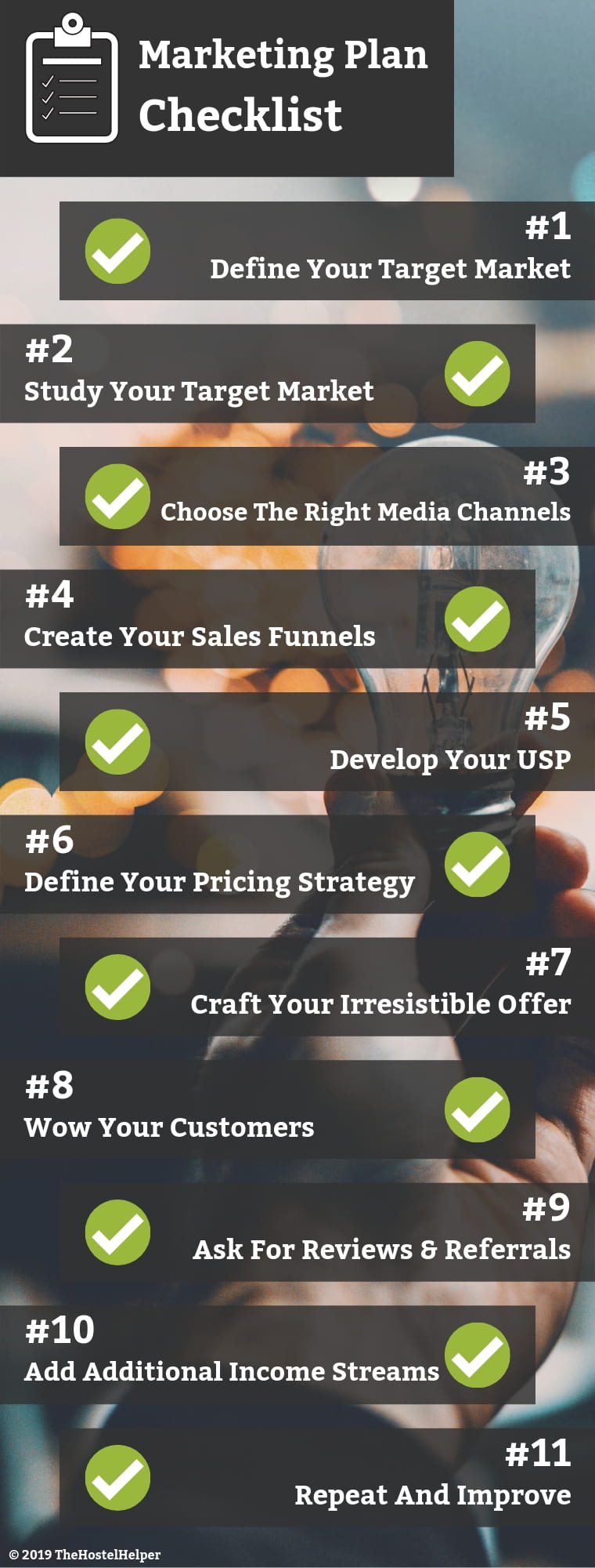 Infographic Marketing Plan Checklist
